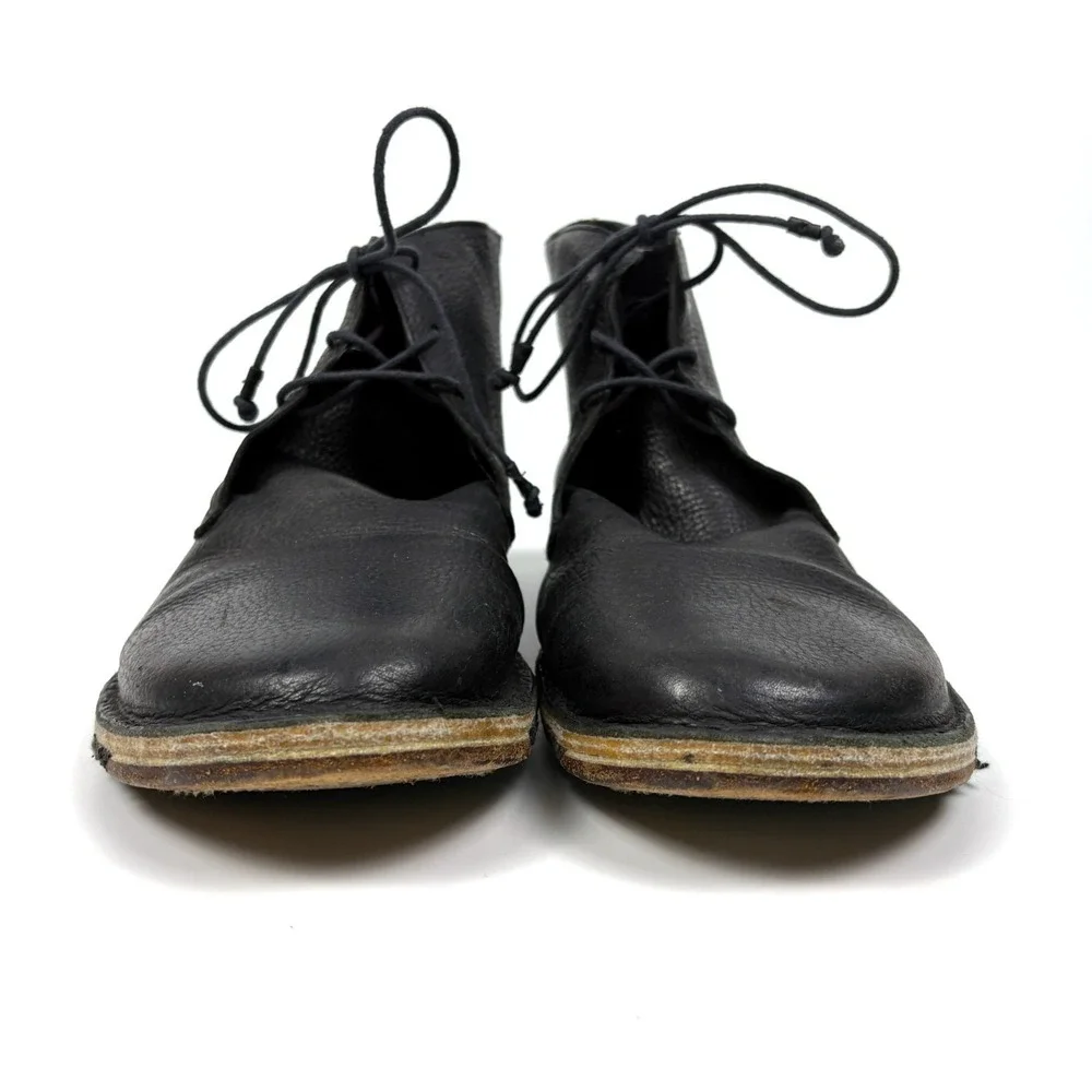 J Shoes Mohave 2 Chukka Boot Mens Sz 12 Black Pebbled Leather Soft Hipster *READ